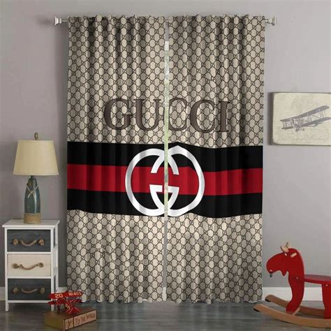 vintage gucci towel|Gucci curtains for living room.